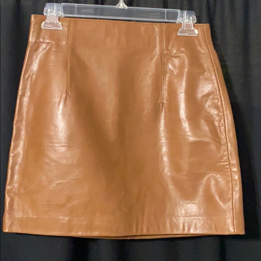 Zara Tan Mini Skirt